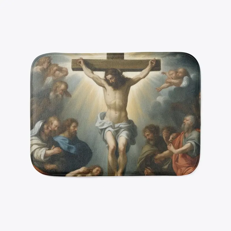 SVNTrumpets Crucifixion floormat